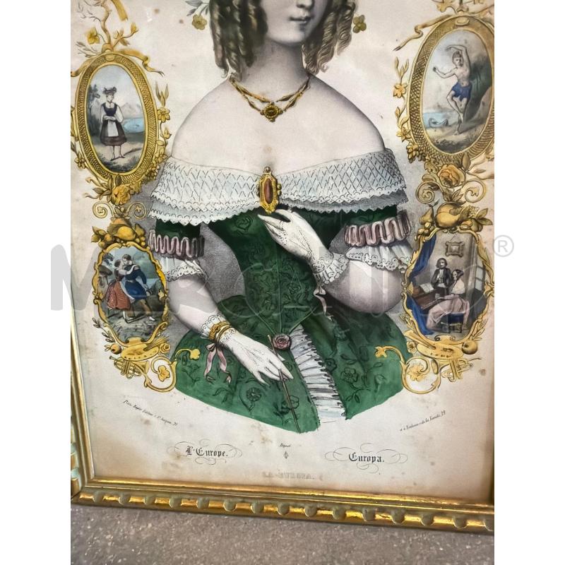QUADRETTO STAMPA D'EPOCACOLLEZIONE ARREDO | Mercatino dell'Usato Faenza 3
