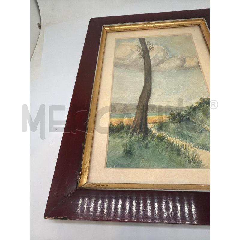 QUADRETTO VECCHIO ARREDO PAESAGGIO  | Mercatino dell'Usato Faenza 4