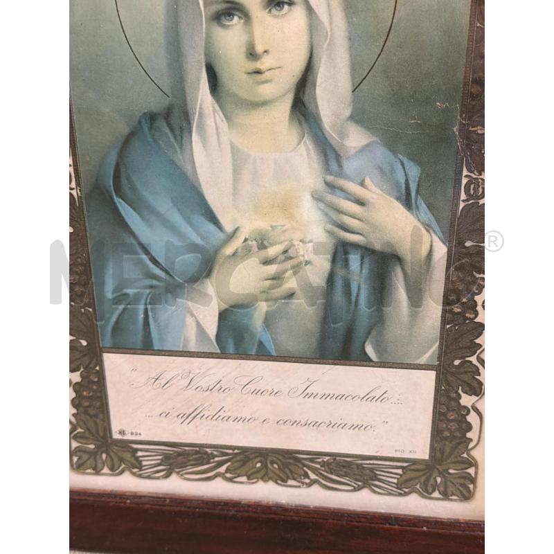 QUADRETTO VECCHIO IMMAGINE SACRA  | Mercatino dell'Usato Faenza 3