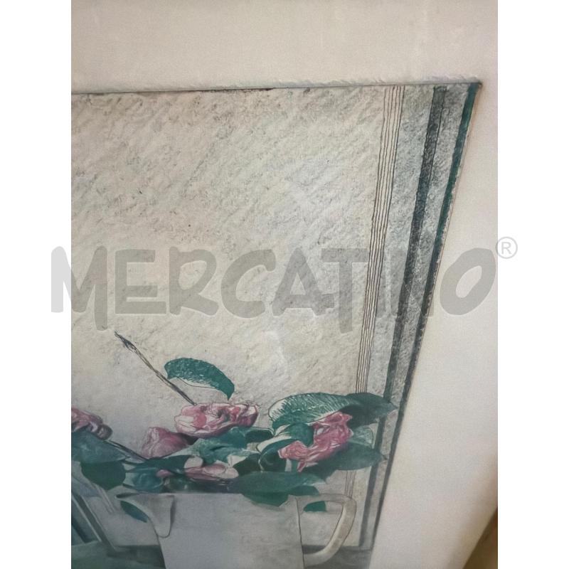 QUADRO ACQUAFORTE ALESSIO PATERNESI 1983 - FIORI  | Mercatino dell'Usato Faenza 2