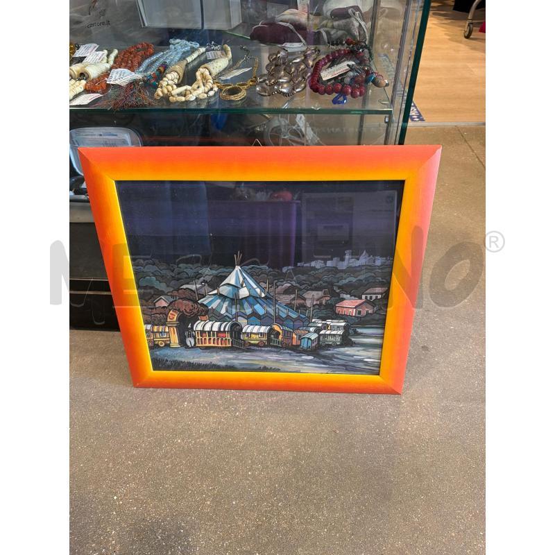 QUADRO ARREDO STAMPA CORNICE ARANCIO | Mercatino dell'Usato Faenza 2
