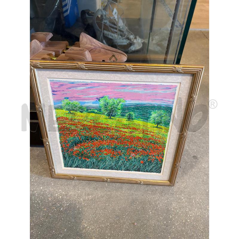 QUADRO CAMPO DI PAPAVERI NUMERATO/200 | Mercatino dell'Usato Faenza 1