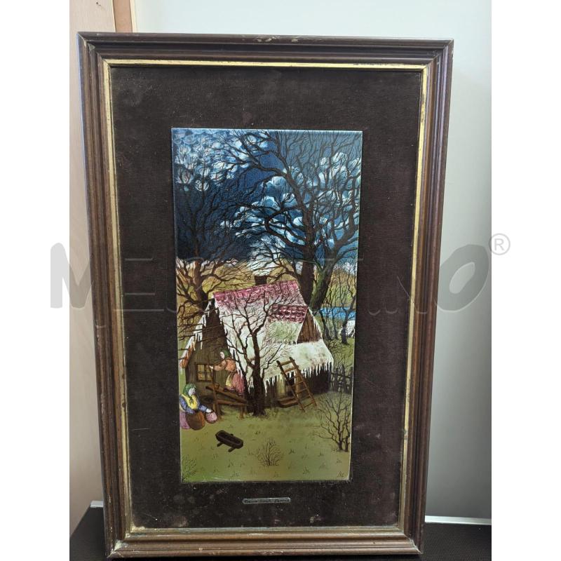 QUADRO CERAMICA FRANCO ZAULI FAENZA | Mercatino dell'Usato Faenza 1