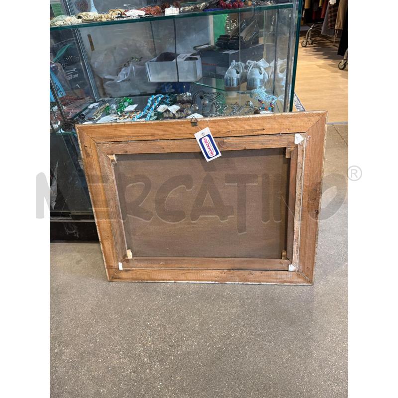 QUADRO CULTURA CONTADINA PITTURA ANZIANE CUCIONO  | Mercatino dell'Usato Faenza 5