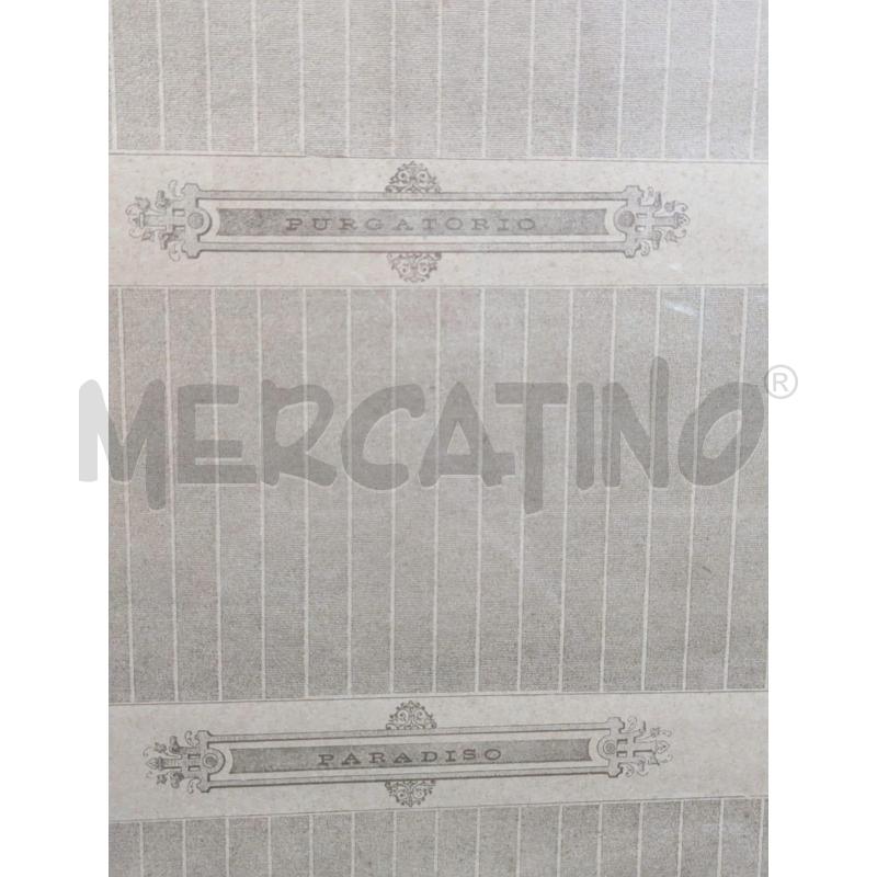 QUADRO DIVINA COMMEDIA MICRO CALLIGRAFICO | Mercatino dell'Usato Faenza 5