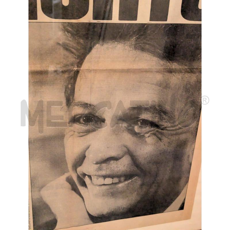 QUADRO FOGLIO L'UNITA' MORTE BERLINGUER 1984 | Mercatino dell'Usato Faenza 2