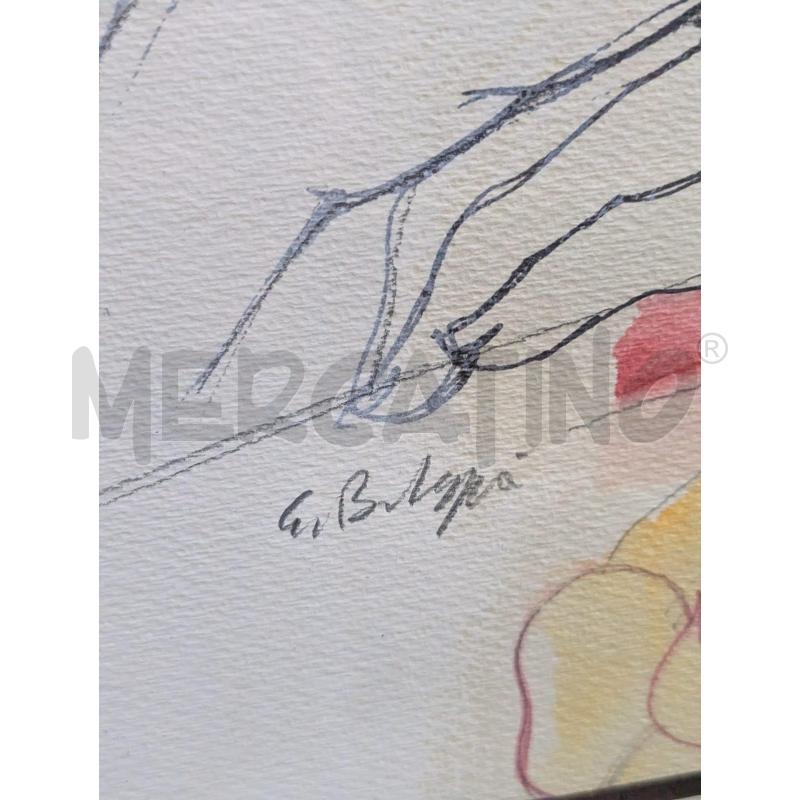 QUADRO GUERRINO BARDEGGIA TECNICA MISTA - 60X80CM | Mercatino dell'Usato Faenza 4