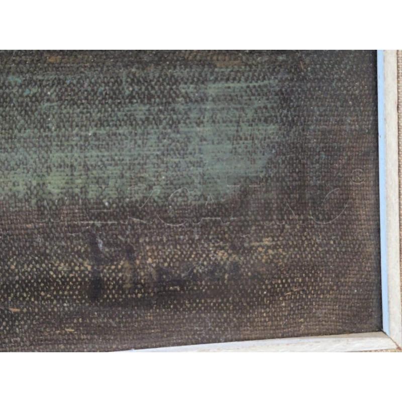 QUADRO JOLANDA PLACCI VITA DEL PORTO - FAENZA - 88X68CM | Mercatino dell'Usato Faenza 3
