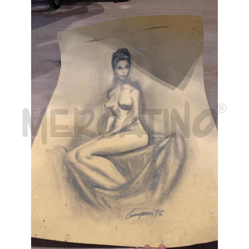 QUADRO NUDO DI DONNA CAMPORSEI 1975 | Mercatino dell'Usato Faenza 1