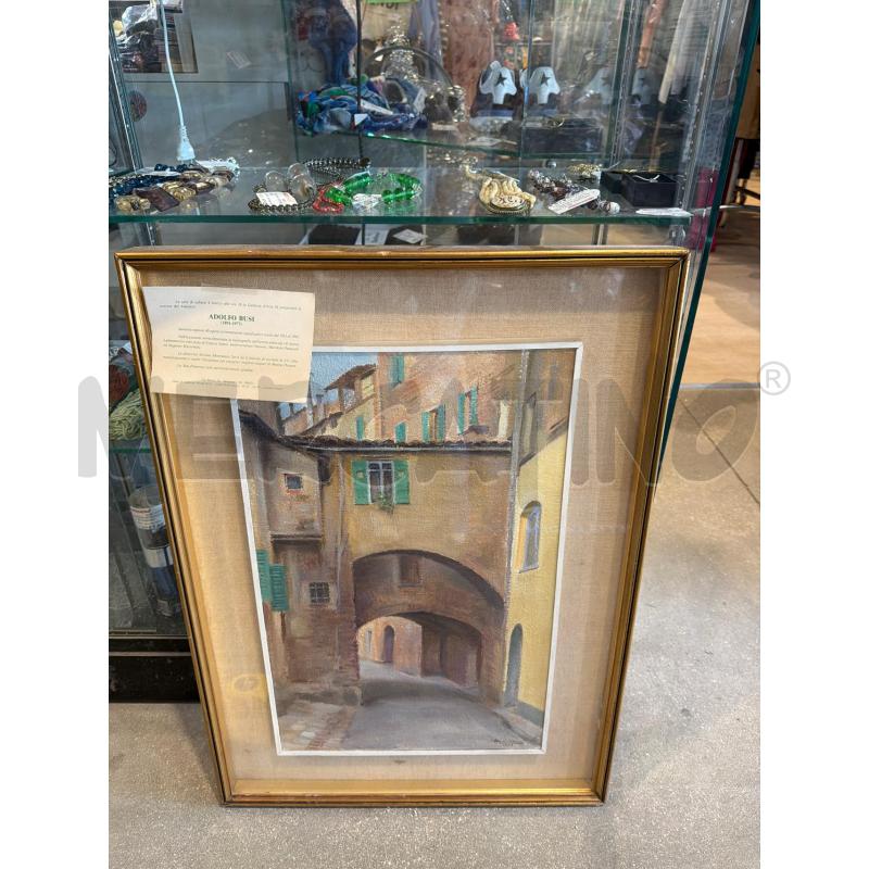 QUADRO PAESAGGIO ARTE ITALIA TELA ADOLFO BUSI FAENZA BOLOGNA | Mercatino dell'Usato Faenza 1
