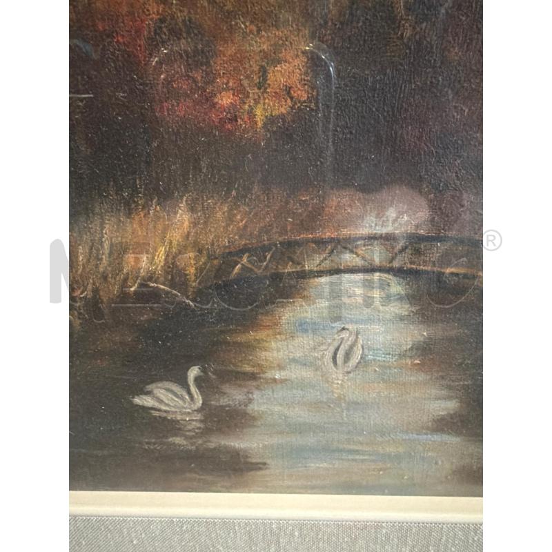 QUADRO PAESAGGIO DIPINTO  | Mercatino dell'Usato Faenza 2