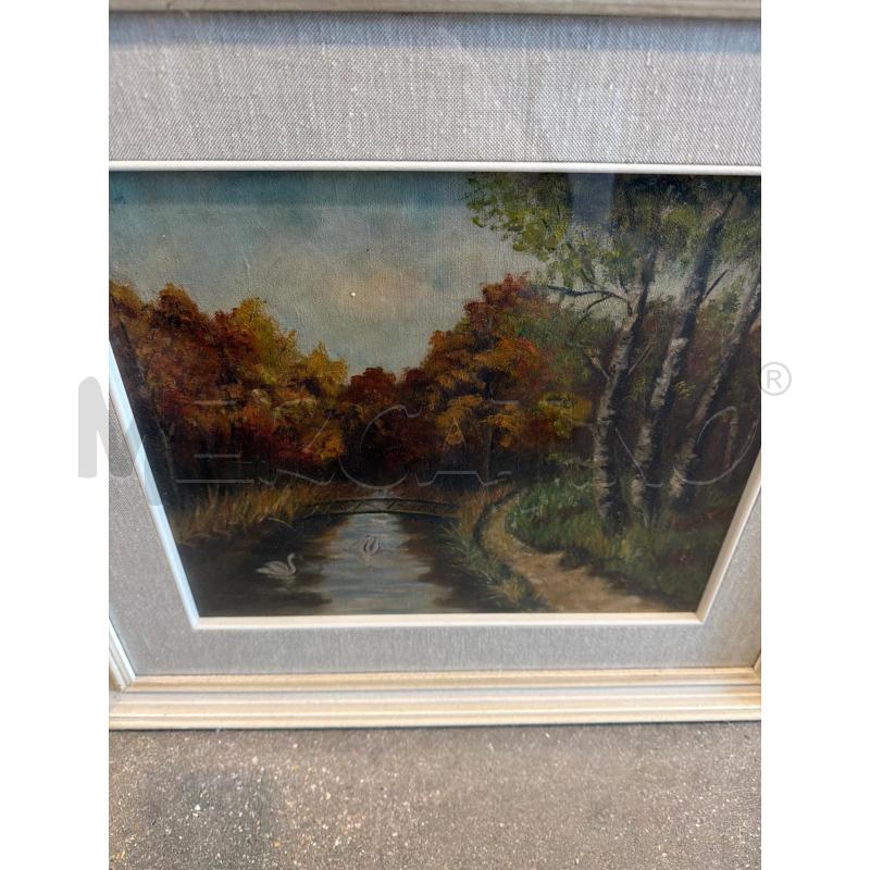QUADRO PAESAGGIO DIPINTO  | Mercatino dell'Usato Faenza 3