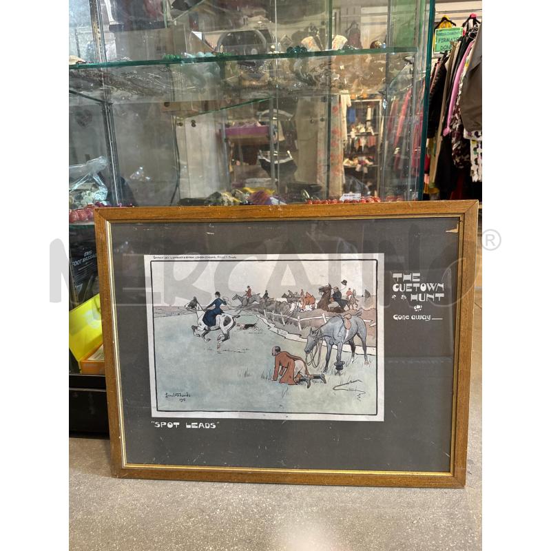 QUADRO STAMPO CUETOWN HUNT  | Mercatino dell'Usato Faenza 1