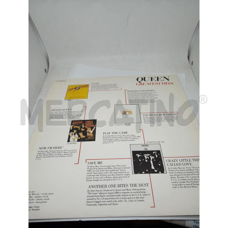 QUEEN – GREATEST HITS 1°STAMPA ITALIA 1981 EMI  | Mercatino dell'Usato Faenza 4