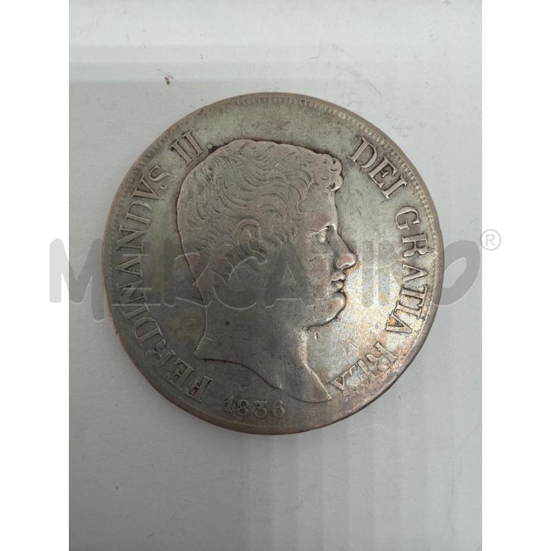 RARA MONETA ARGENTO PIASTRA 120 GRANA REGNO 2 SICILIE 1836 (FERDINANDO II) | Mercatino dell'Usato Faenza 1