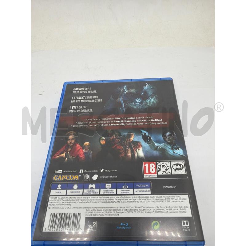 RESIDENT EVIL 2 REMAKE - GIOCO PS4 PLAYSTATION 4 | Mercatino dell'Usato Faenza 3