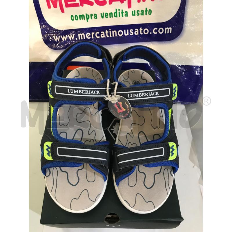 SANDALI BAMBINO NUOVI LUMBERJACK BLU NERO GIALLO N 36 | Mercatino dell'Usato Faenza 2