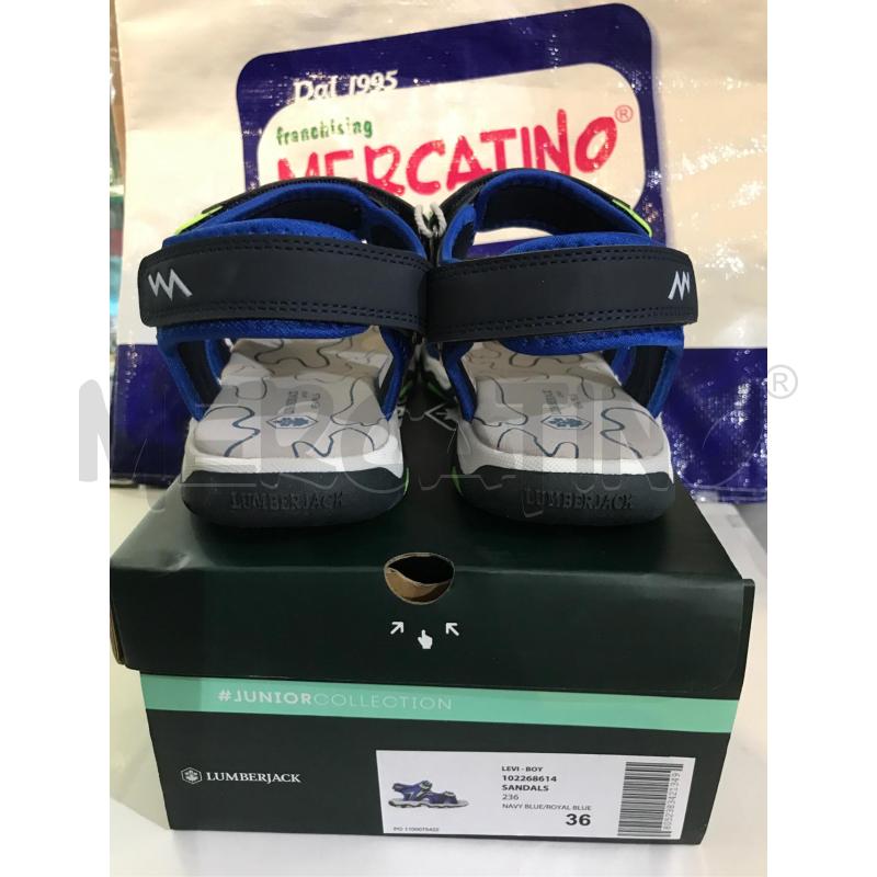 SANDALI BAMBINO NUOVI LUMBERJACK BLU NERO GIALLO N 36 | Mercatino dell'Usato Faenza 3