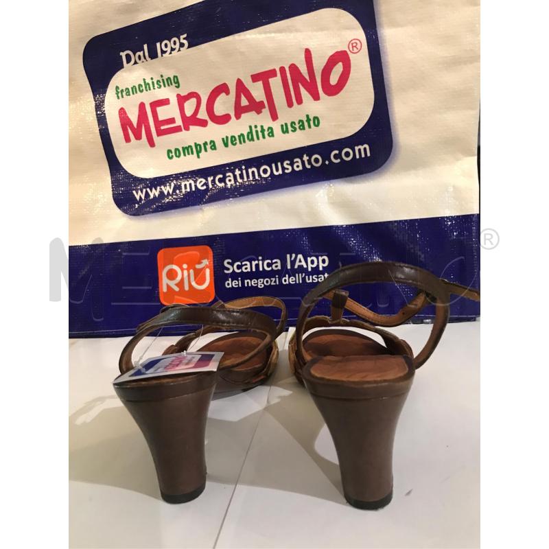 SANDALI DONNA CHIE MIHARA MARRONE ROSSO GIALLO  | Mercatino dell'Usato Faenza 3