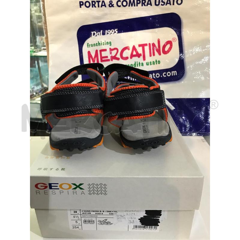 SANDALI NUOVI GEOX BLU ARANCIO  | Mercatino dell'Usato Faenza 3