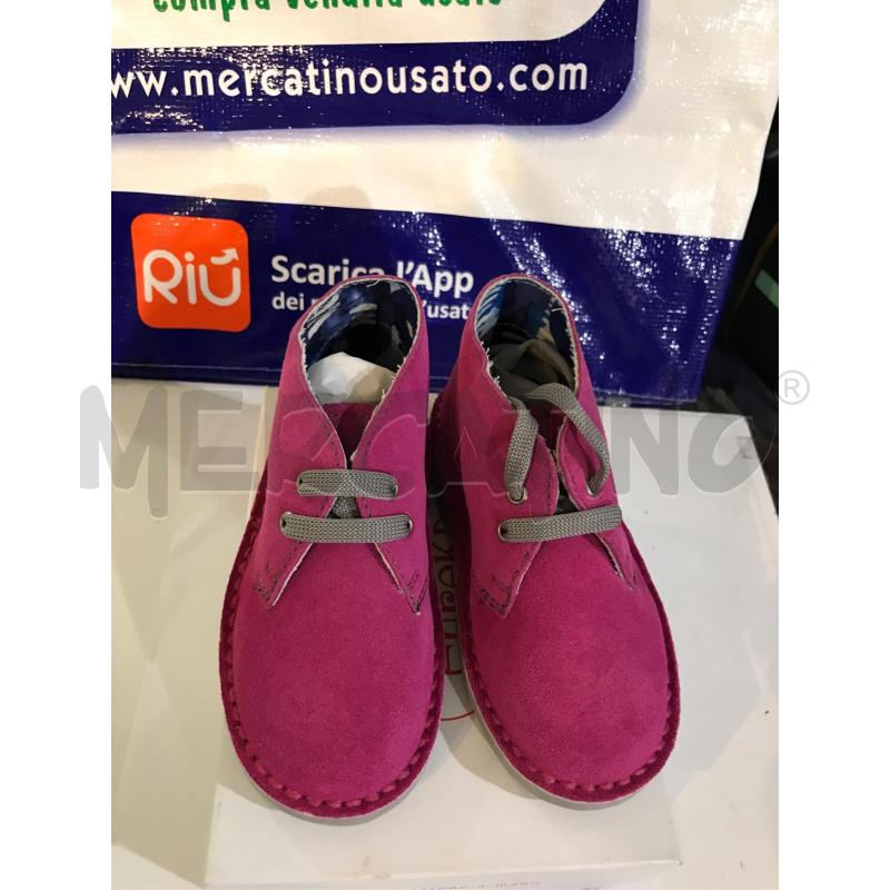SCARPE BAMBINA NUOVE EUREKA CAMOSCIO FUCSIA N 23 | Mercatino dell'Usato Faenza 2