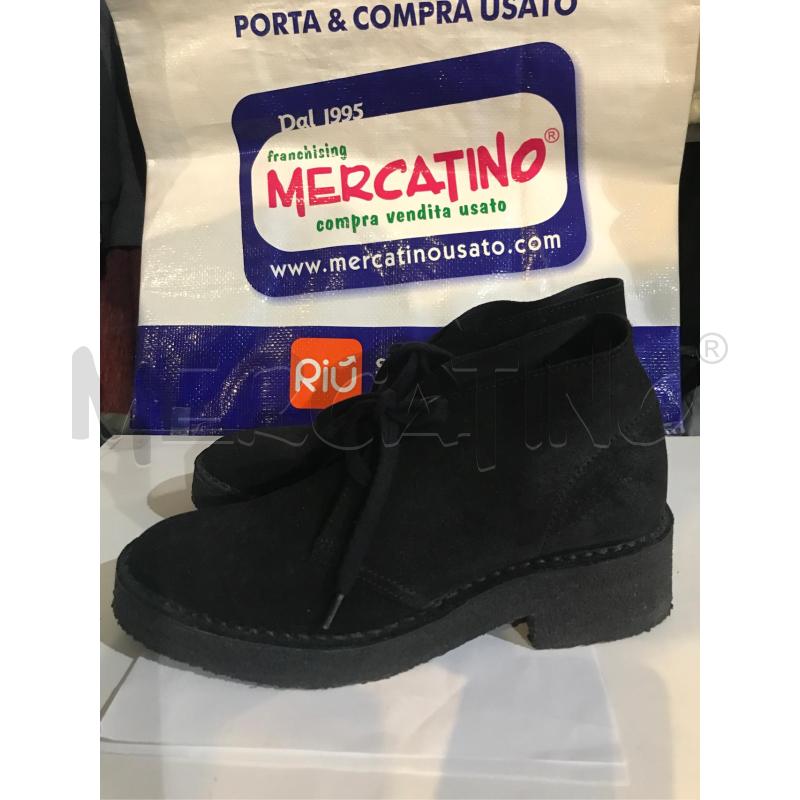 SCARPE DONNA CLARKS NERO PARA TACCO 39.5 | Mercatino dell'Usato Faenza 1