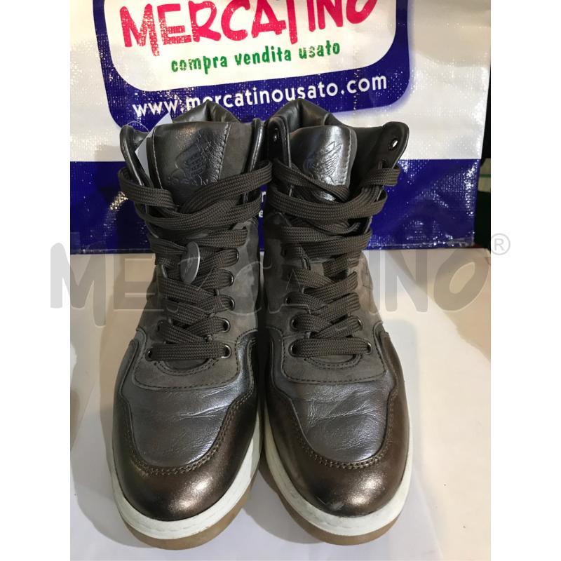 SCARPE DONNA HOGAN GRIGIO FANGO CAMOSCIO E PELLE 37   | Mercatino dell'Usato Faenza 2