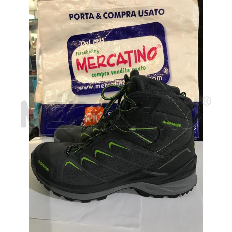 SCARPONI UOMO LOWA ALTE GRIGIO VERDE TG 42 1/2  | Mercatino dell'Usato Faenza 1