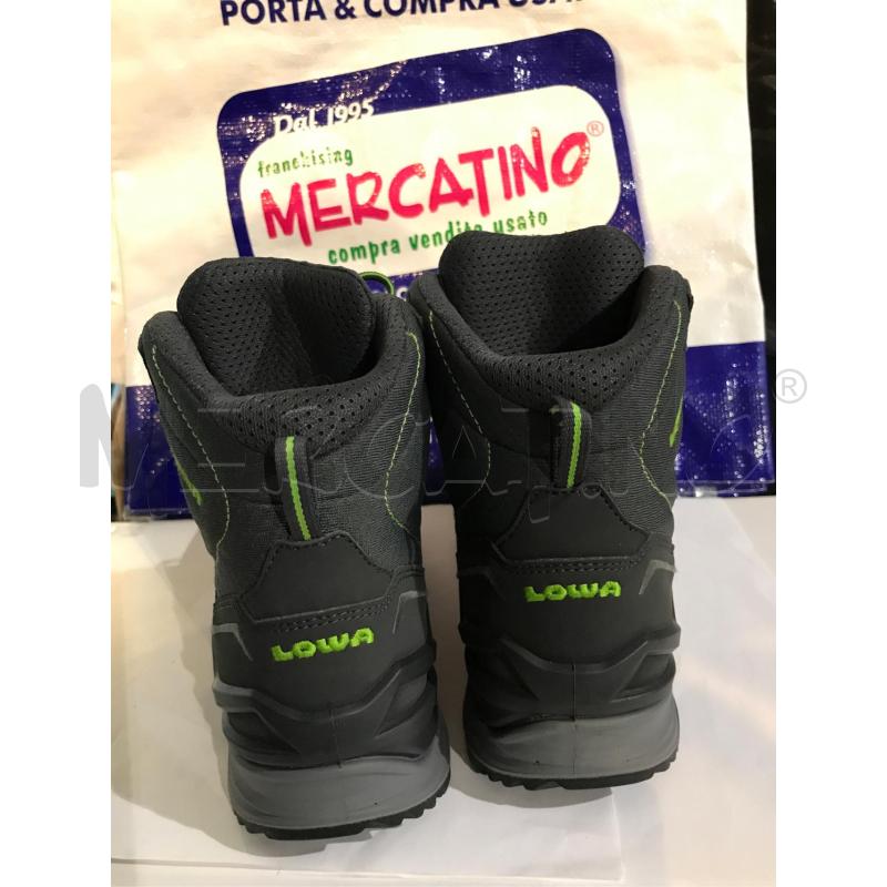 SCARPONI UOMO LOWA ALTE GRIGIO VERDE TG 42 1/2  | Mercatino dell'Usato Faenza 3