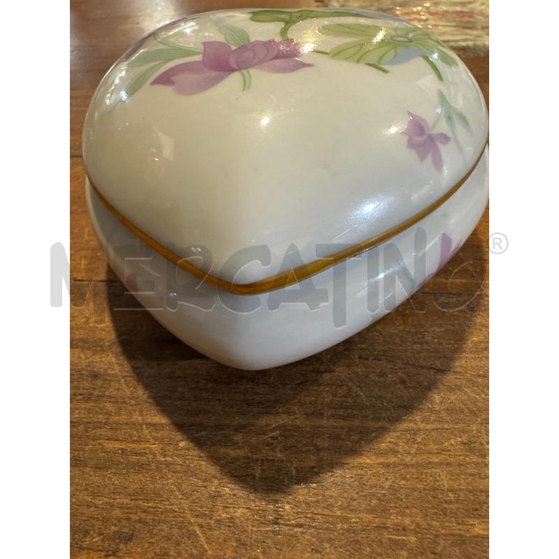 SCATOLA CUORE PORCELLANA LIMOGES FRANCE  | Mercatino dell'Usato Faenza 2