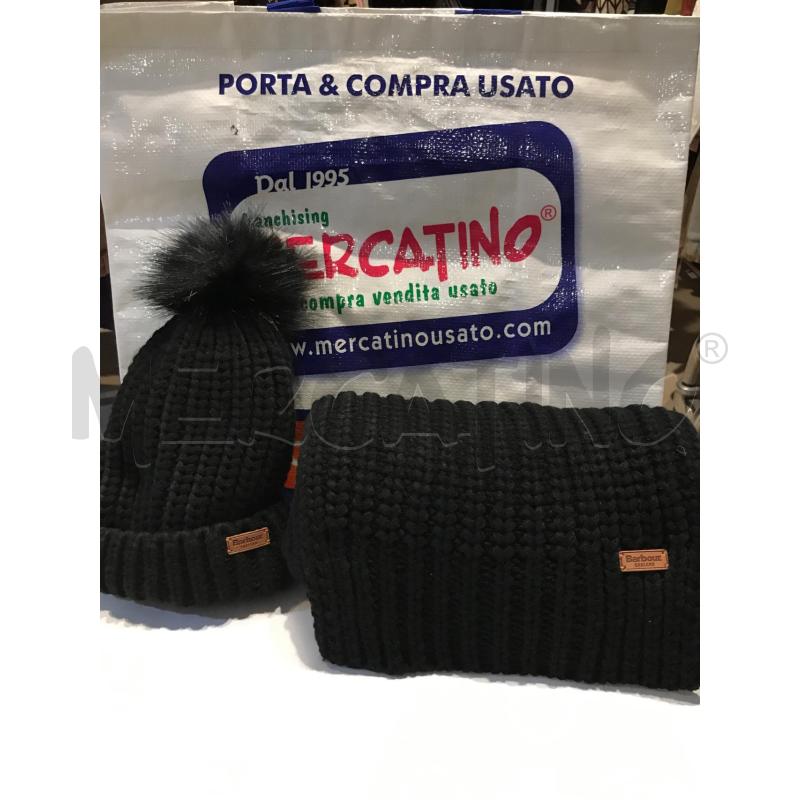 SCIARPA + BERRETTA DONNA BARBOUR NERA SALTBURN | Mercatino dell'Usato Faenza 1