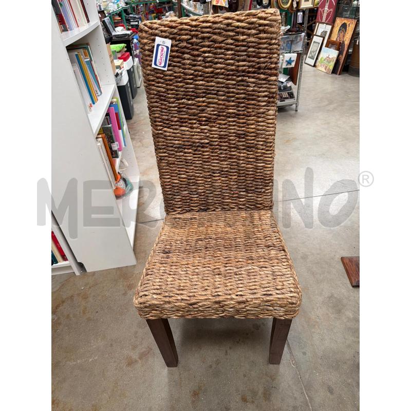 SEDIA ARREDO INTRECCIATA  | Mercatino dell'Usato Faenza 1