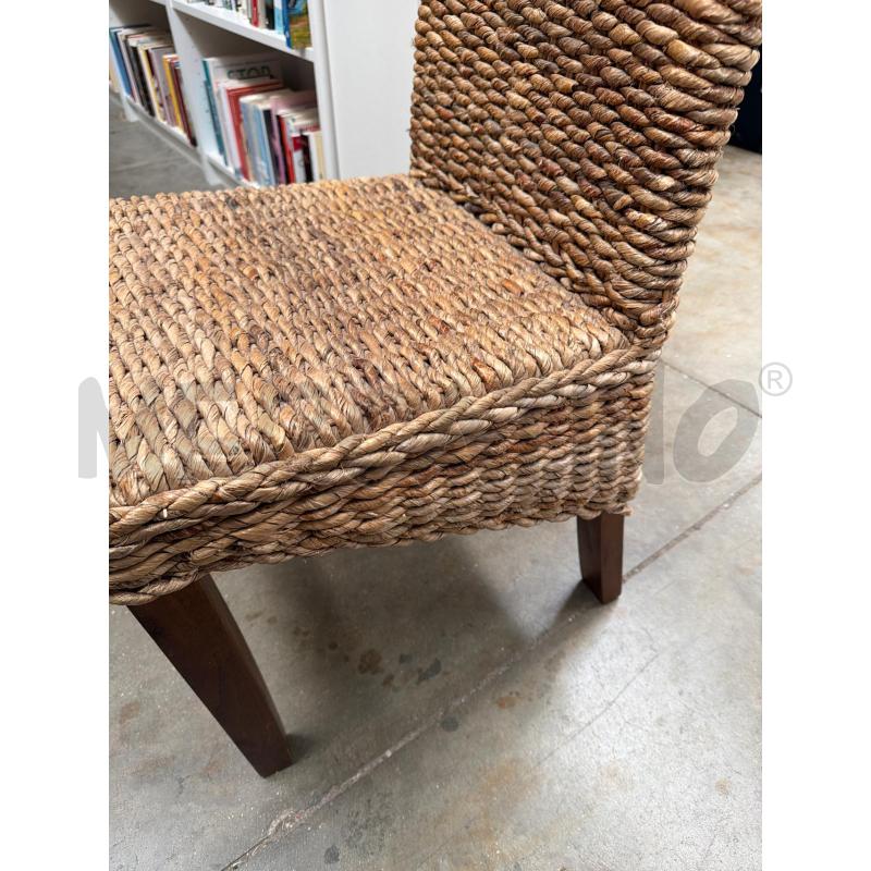 SEDIA ARREDO INTRECCIATA  | Mercatino dell'Usato Faenza 2