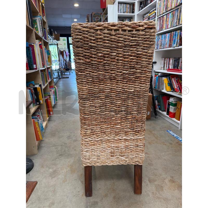 SEDIA ARREDO INTRECCIATA  | Mercatino dell'Usato Faenza 3