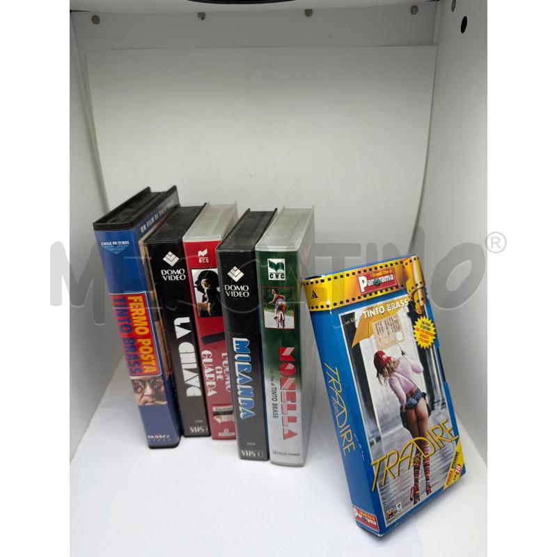 SERIE VHS FILM TINTO BRASS EROS COLLEZIONE  | Mercatino dell'Usato Faenza 1