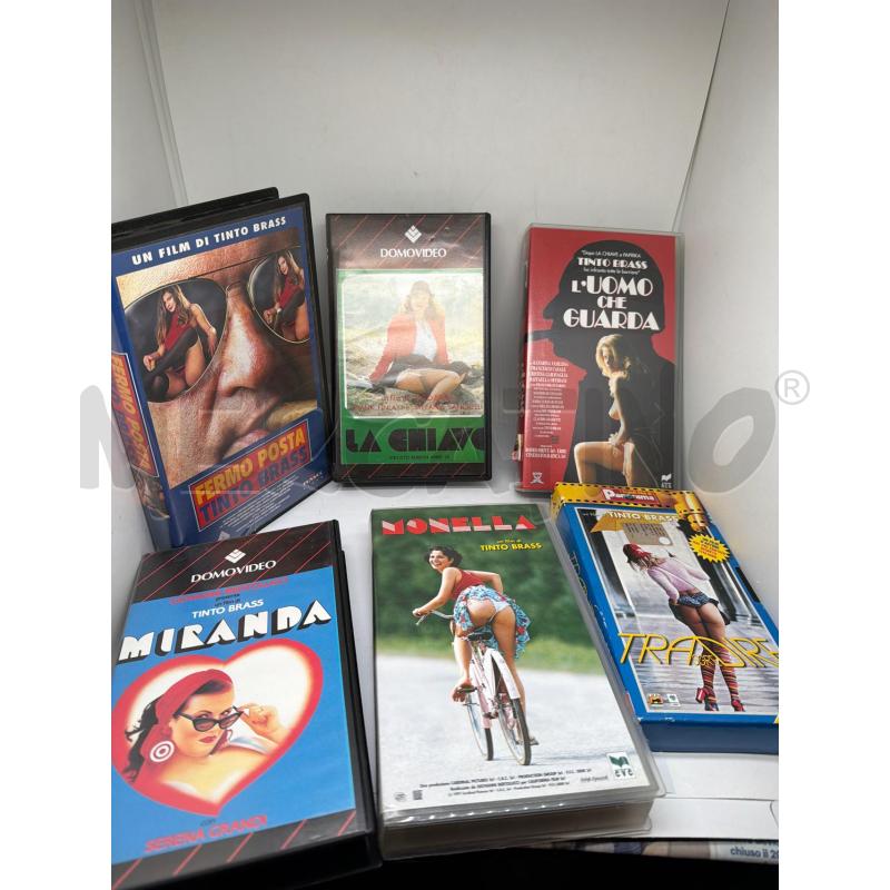 SERIE VHS FILM TINTO BRASS EROS COLLEZIONE  | Mercatino dell'Usato Faenza 2