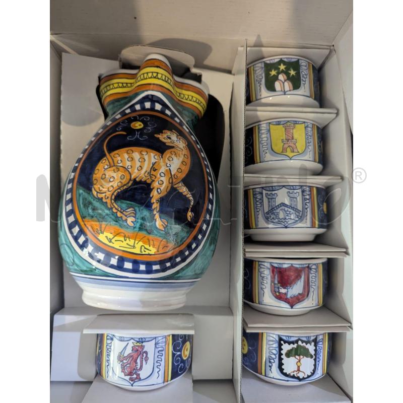 SET 1995 CERAMICA NOT DE BISO' FAENZA CARAFFA+GOTTI | Mercatino dell'Usato Faenza 1