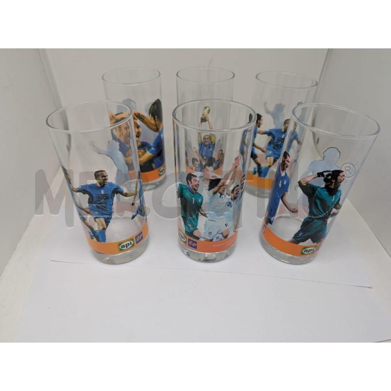 SET BICCHIERI MONDIALI 2006 ITALIA API IP COLLEZIONE | Mercatino dell'Usato Faenza 1