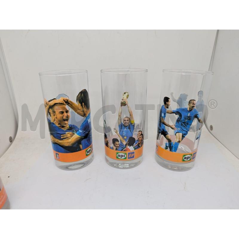SET BICCHIERI MONDIALI 2006 ITALIA API IP COLLEZIONE | Mercatino dell'Usato Faenza 2