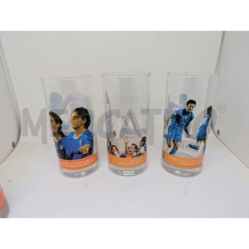 SET BICCHIERI MONDIALI 2006 ITALIA API IP COLLEZIONE | Mercatino dell'Usato Faenza 3