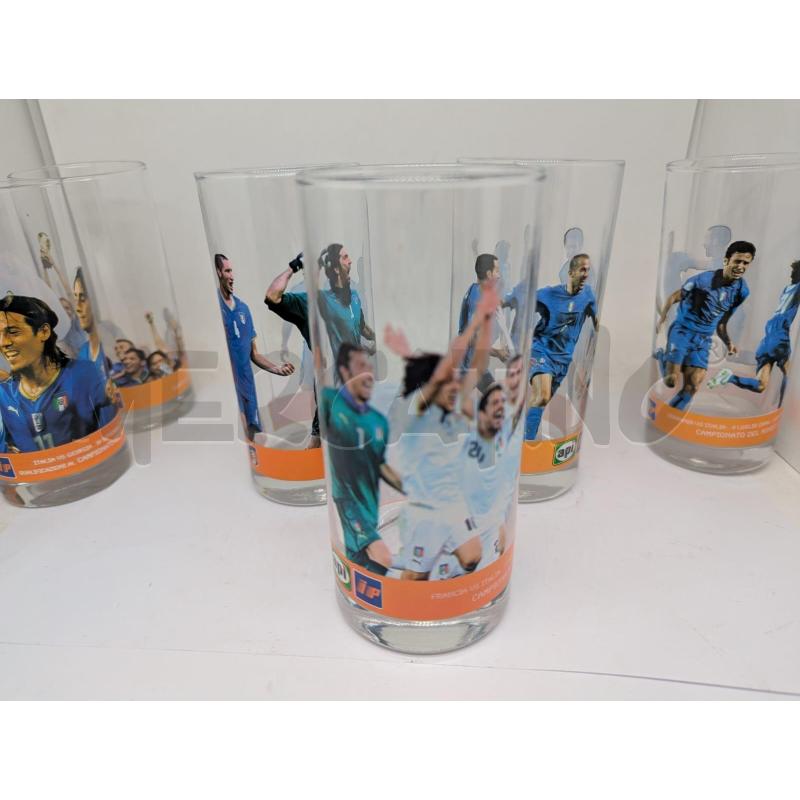 SET BICCHIERI MONDIALI 2006 ITALIA API IP COLLEZIONE | Mercatino dell'Usato Faenza 4