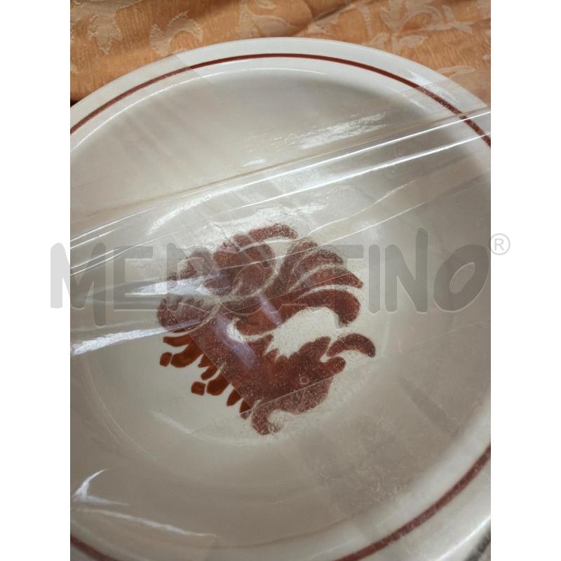 SET CERAMICA BARTOLINI DECORO DRAGO | Mercatino dell'Usato Faenza 2