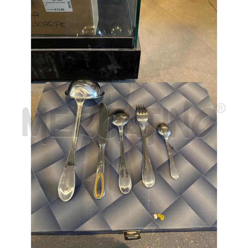 SET POSATE GOTTINGHEN ACCIAIO E ORO  | Mercatino dell'Usato Faenza 5
