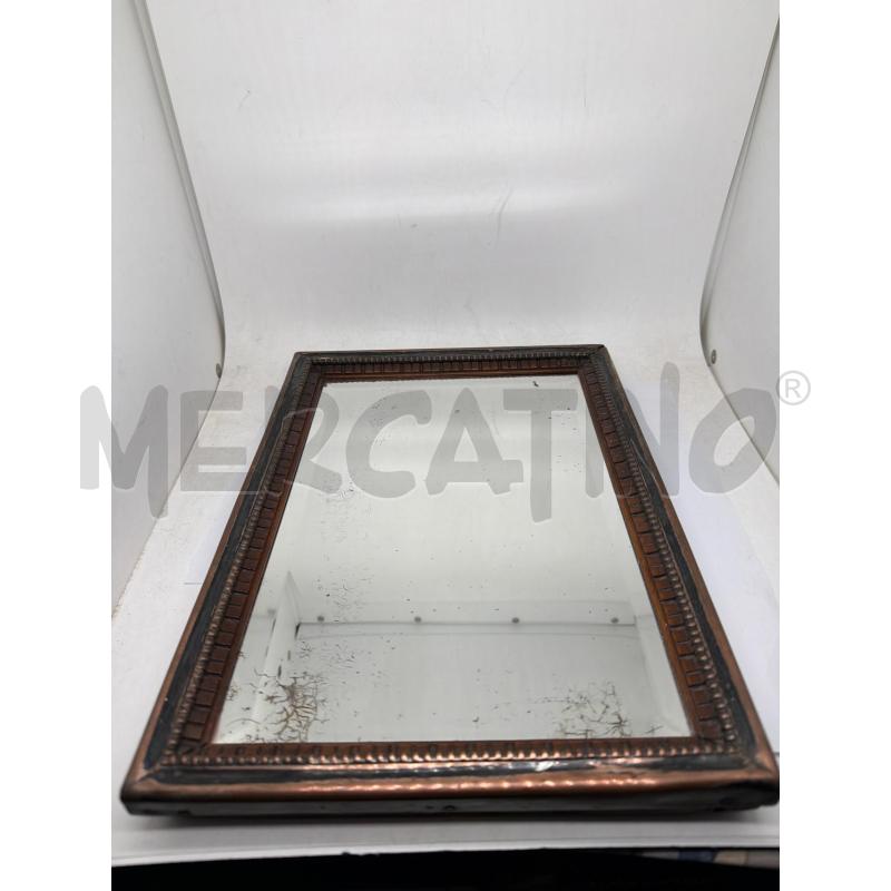 SPECCHIERA D'EPOCA CORNICE METALLO | Mercatino dell'Usato Faenza 1