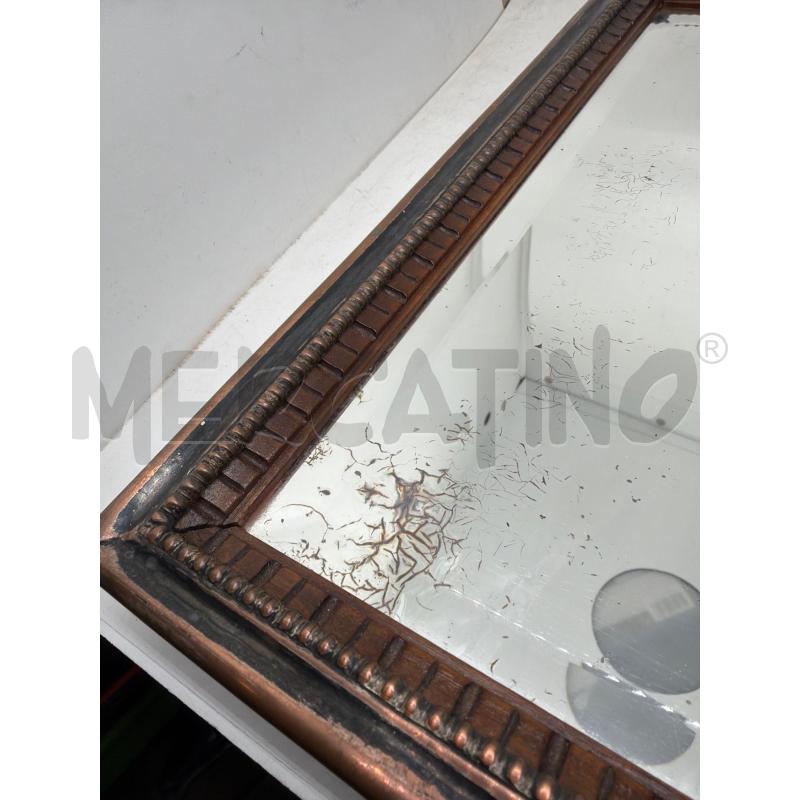 SPECCHIERA D'EPOCA CORNICE METALLO | Mercatino dell'Usato Faenza 2
