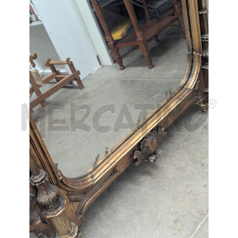 SPECCHIERA D'EPOCA DORATA BAROCCA STILE | Mercatino dell'Usato Faenza 3