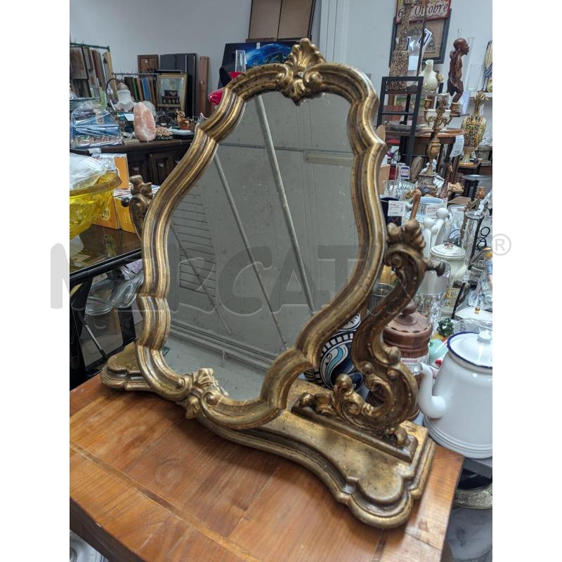 SPECCHIERA TOILETTE DORATA D'EPOCA | Mercatino dell'Usato Faenza 2