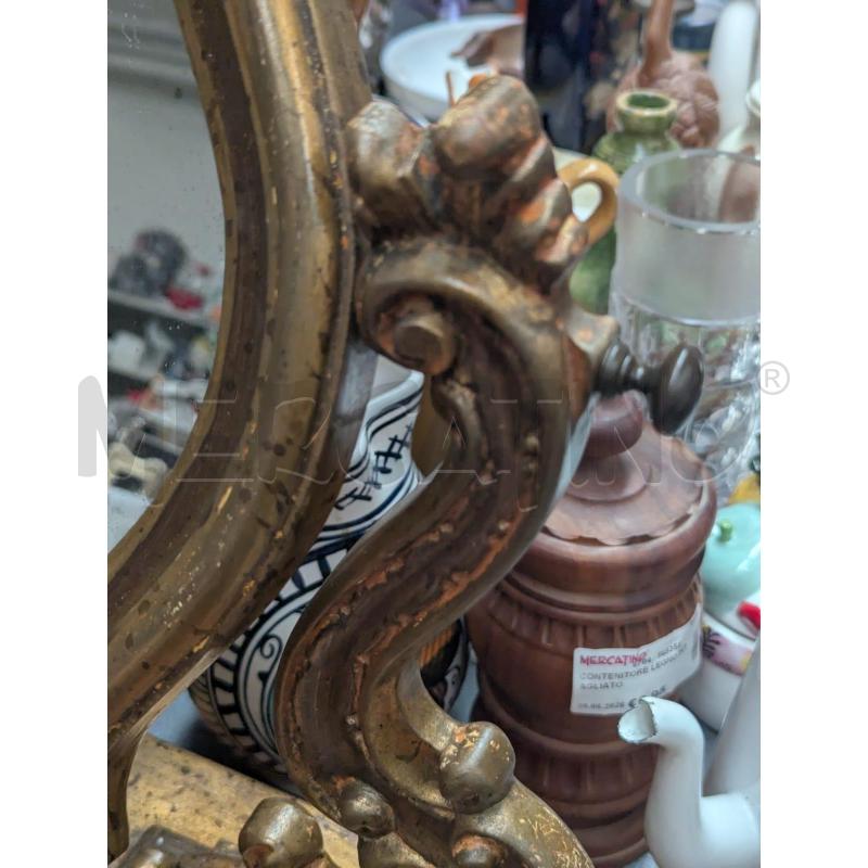 SPECCHIERA TOILETTE DORATA D'EPOCA | Mercatino dell'Usato Faenza 5