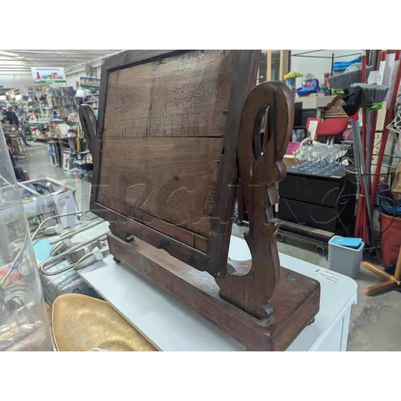 SPECCHIERA TOILETTE D'EPOCA CIGNI IN LEGNO 3 CASSETTINI | Mercatino dell'Usato Faenza 3