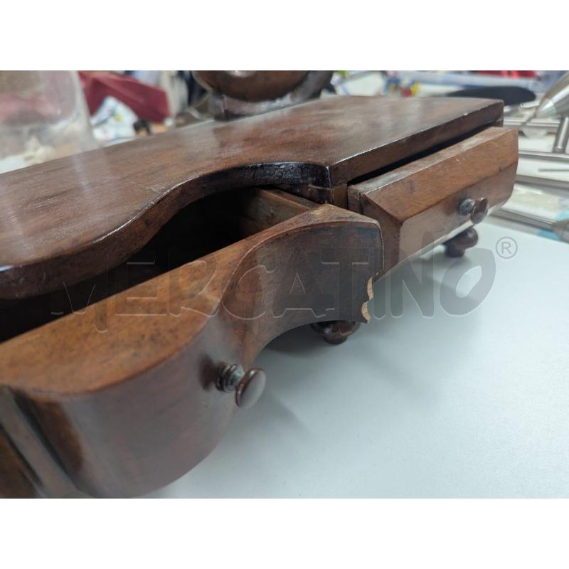 SPECCHIERA TOILETTE D'EPOCA CIGNI IN LEGNO 3 CASSETTINI | Mercatino dell'Usato Faenza 4
